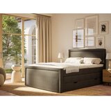 Maison de Rêve Antracitno sivi boxspring krevet s prostorom za odlaganje 180x200 cm Fresco – | shoptok.hr