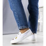 Gemre White fabric sneakers with Anais patches | Shoptok.si