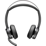 Poly Voyager Focus 2 UC USB-A mit Ladestation on-ear