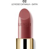Guerlain La Collection X Germanier Rouge G razkošna šminka nadomestno polnilo limitirana edicija 02 Le Rose Catwalk Satin 3.5 g | Shoptok.si