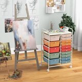  Kolica s 15 ladica, bočna kolica s 15 ladica, višebojna, dim. 62,5 x 37 x 87 cm | shoptok.hr