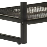  Klupa za cipele 110x35x45 cm od masivnog drva bagrema i željeza | shoptok.hr