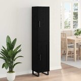  Highboard Crni hrast 34,5 x 34 x 180 cm Konstruirano drvo | Eponuda.ba
