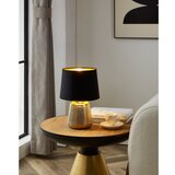 Eglo Manalba 1 stona lampa/1, e14, crna/zlatna/keramika/tkanina | Eponuda.com