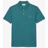 Lacoste L1212 SHORT SLEEVED RIBBED COLLAR S Plava
