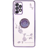 INORCO Za Samsung Galaxy A32 5G/M32 5G TPU ovitek s cvetličnim vzorcem Rhinestone Kickstand Galvanski ovitek za telefon, (22033442) Cene