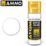 AMMO by MIG Jimenez Ammo ATOM Color Satin White (Satin bela boja) - ATOM-20001 | Eponuda.com