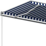  Prostostoječa avtomatska tenda 450x300 cm modra/bela, (20729126) | Shoptok.si