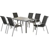 Gardenson Vrtni Set Amalfi, 7-Delno, Črna Cene