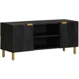 Furnova TV omarica črna 105x33x46 cm iz umetnega lesa, (21924672) Cene