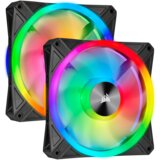 Corsair iCUE QL140 RGB PWM 2-pack | Ventilator 140mm sa uklj.svjetlosnim čvorom CORE | shoptok.hr
