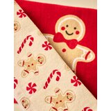 Sinsay Pamučni božićni ručnici za ruke s printom medenjaka 2 pack | shoptok.hr
