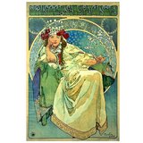 Fedkolor Reprodukcija slike Alfons Mucha - Princess Hyazin, 60 x 40 cm Cene