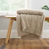 Bianca Bež pletena deka 150x200 cm Cable Knit – Cijene