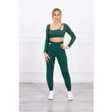 Kesi Set with a top blouse green