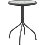  Vrtna garnitura - 3-dijelni vrtni blagovaonski set crni čelični | shoptok.hr