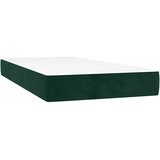 Box spring krevet s madracem tamnozeleni 80 x 200 cm baršunasti | shoptok.hr