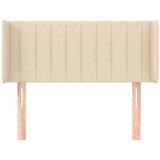  Vzglavje z ušesi krem 83x16x78/88 cm blago, (20952723) | Shoptok.si