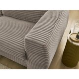 Bobochic Paris Smeđe-siva sofa za spavanje/sklopiva od samta 240 cm Hugo – | shoptok.hr