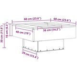 vidaXL Vremensko odporna jekla/Rjava Corten jeklo 60 x 60 x 30 cm | Shoptok.si