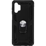 AVIZAR Ovitek, odporen proti udarcem za Samsung Galaxy A32 5G s kovinskim stojalom v obliki obroca - crn, (20630080) | Shoptok.si