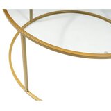 Hanah home sto za dnevnu sobu berlin 80 gold transparent | ePonuda.com