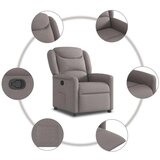  Naslonjač od tkanine smeđesivi | shoptok.hr