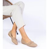 Gemre Beige women's matte eco-leather ballet flats Baronna | shoptok.hr