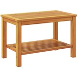  Bocni stol Prirodna nafta 70 x 40 x 45 cm Čvrsto drvo akacije | Eponuda.com
