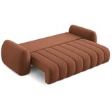 Makamii Sklopiva/s prostorom za odlaganje sofa od bouclé tkanine boja terakote 266 cm Pele – | shoptok.hr