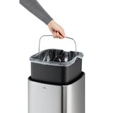 Durable Koš za smeti 35l, brez senzorja No touch silver | Shoptok.si