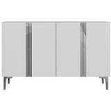 Hanah home Konzola Anka 120 White Silver | Eponuda.com