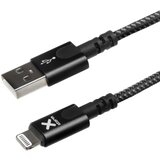 Xtorm iPhone iPad iPod kabel za polnjenje in sinhronizacijo 1 m pleten najlon ?rn, (20516705) Cene