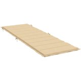 Jastuk za ležaljku prošarani bež 186x58x4 cm od tkanine | Eponuda.com
