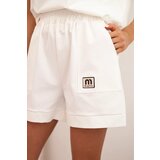 Kesi Włoski Women's punto set with short sleeves and loose shorts ecru | Shoptok.si