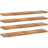  Plutajuće police 4kom s uljnim premazom 160x30x4cm drvo bagrema | shoptok.hr