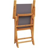 3-dijelni bistro set od tkanine i masivnog drva antracit | shoptok.hr