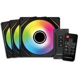 ventilator infinity G22A argb black 3 komada i remote kontroler EN44793
