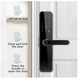 Smart Nest Pametna brava Bluetooth sa otiskom prsta i šifrom | Eponuda.com