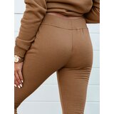 DStreet Spodnie damskie dresowe FITS brązowe | Shoptok.si