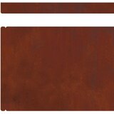  Ograda oko Travnjaka 4 pcs Rđa 450 x 0.05 x 15 cm | shoptok.hr