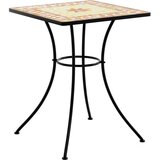 The Living Store Bistro mizica z mozaikom terakota 60x60x74 cm keramika - Bistro Mizica Z Mozaikom, (21500506) | Shoptok.si