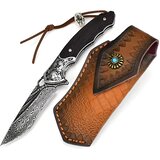  Damaški outdoor sklopivi nož LA-31694 - Crni KP31694 Cijene