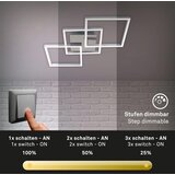  LED prigušiva plafonska svetiljka LED/36W/230V 3000K mat hrom | Eponuda.com