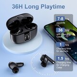 INF Bele Bluetooth slušalke SP99: Odpravljanje hrupa in dolga življenjska doba Black, (5000141163) Cene
