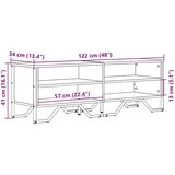 vidaXL TV ormarić boja hrasta sonome 122x34x41 cm konstruirano drvo | shoptok.hr