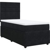 Box spring krevet s madracem crni 100x200 cm baršunasti | shoptok.hr