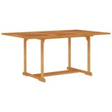 The Living Store Vrtna miza 150x90x75 cm trdna tikovina - Vrtna Miza, (21475043) Cene