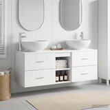  Set namještaja za kupaonicu 3 kom. Bijela 49,5 x 44,5 x 65 cm | shoptok.hr