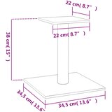  Grebalica za mačke s platformom krem 38 cm | shoptok.hr